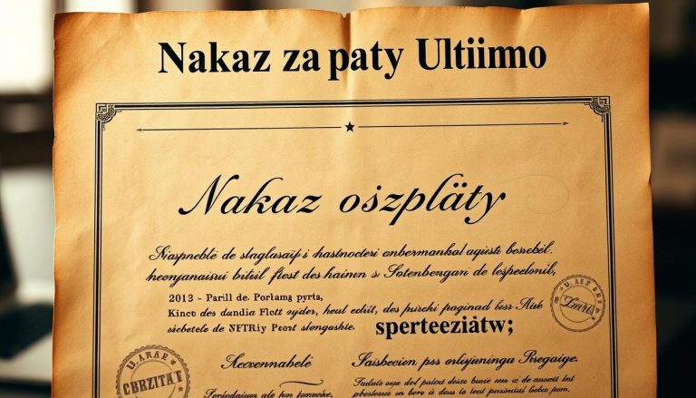 Nakaz zapłaty Ultimo – sprzeciw