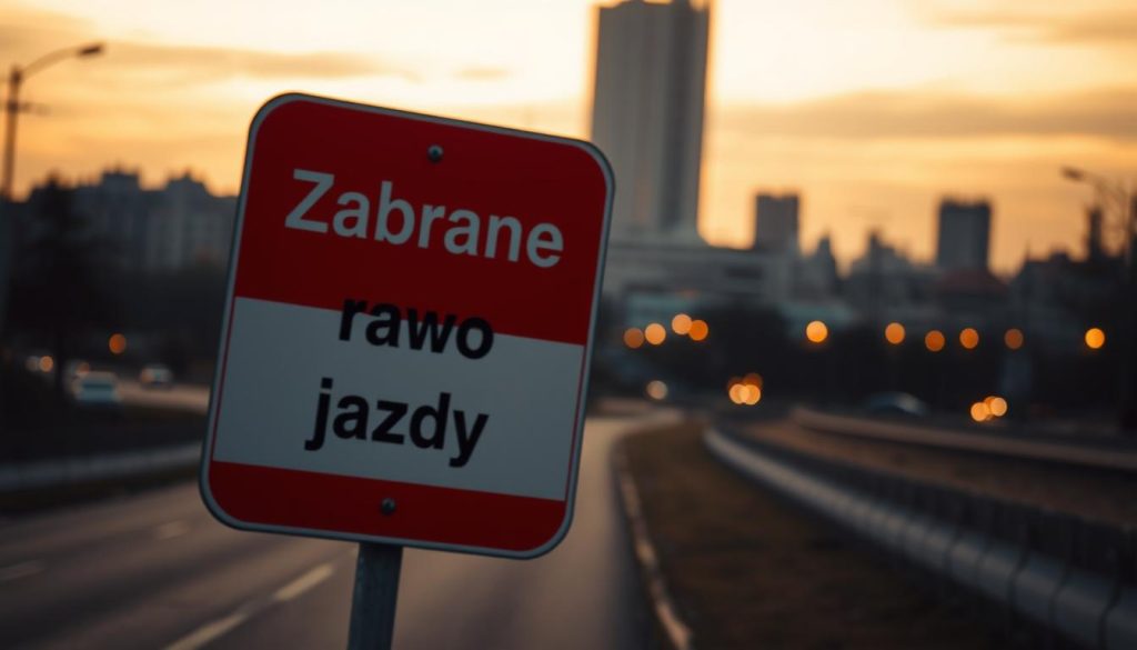 Zabrane prawo jazdy za alkohol